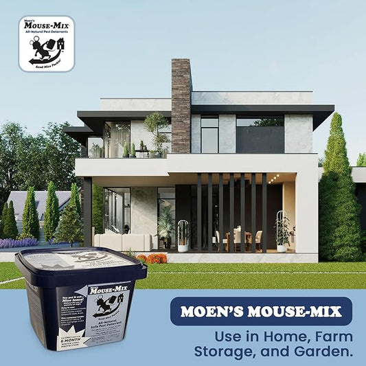 Moen's Farm Pack, Outdoor Farm Storage Deterrent for Rodents, Mice, Rats